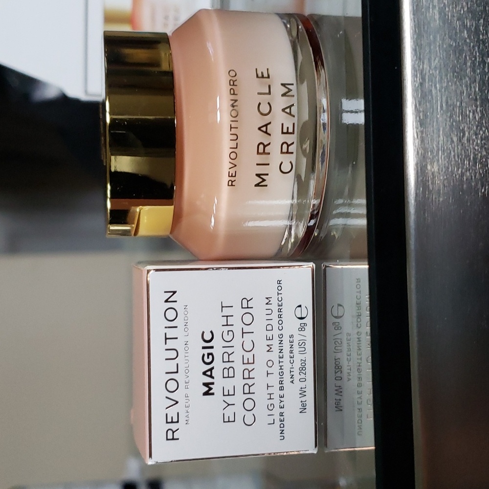 NIB Revolution Pro Miracle Cream & Magic Eye Bright Corrector